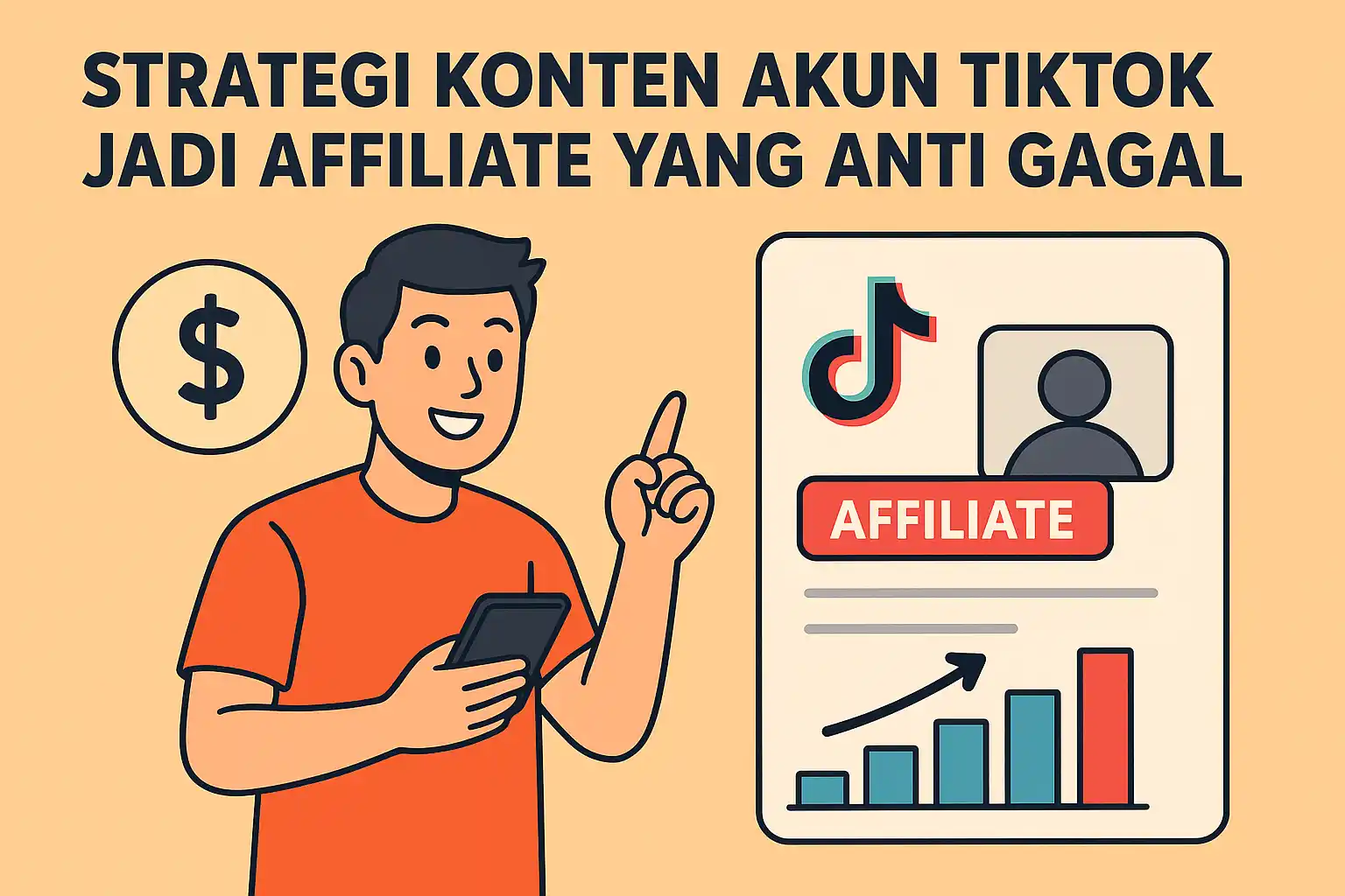 Read more about the article Strategi Konten Akun Tiktok Jadi Affiliate yang Anti Gagal