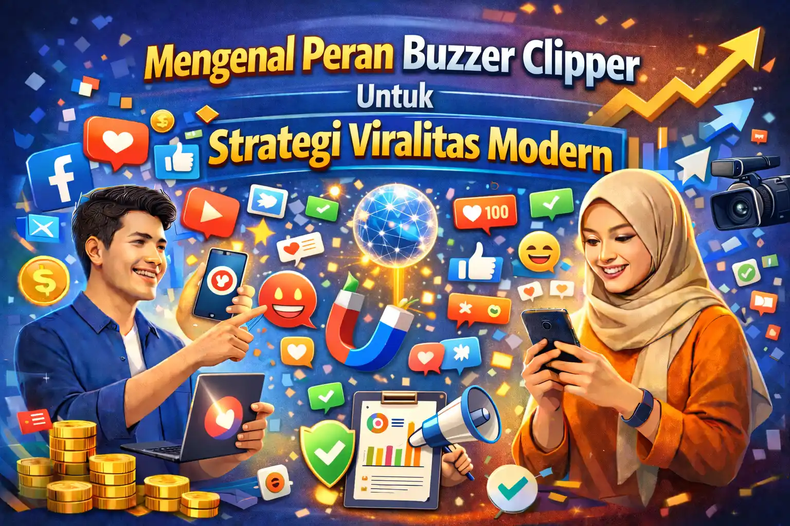 Read more about the article Mengenal Peran Buzzer Clipper Untuk Strategi Viralitas Modern